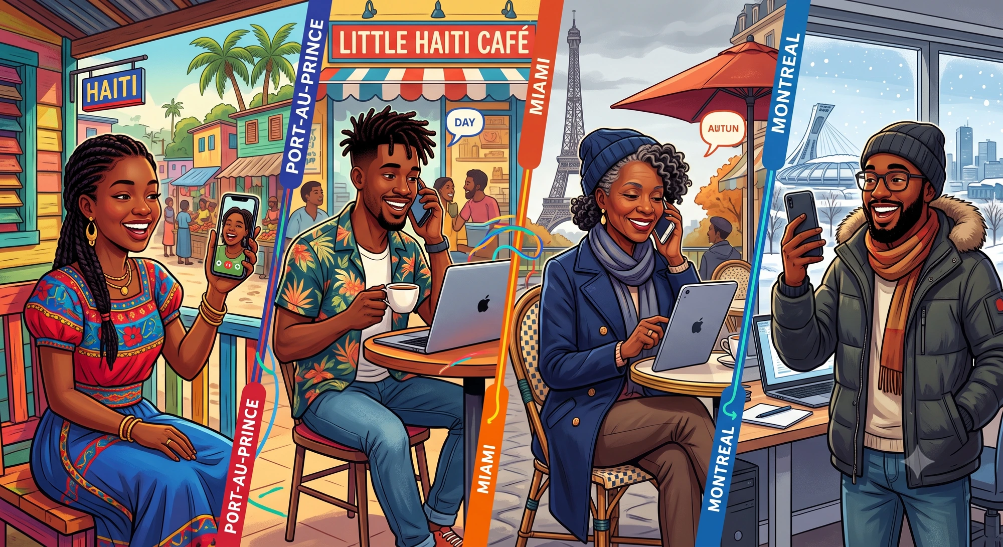 Kominote Ayisyen atravè mond lan